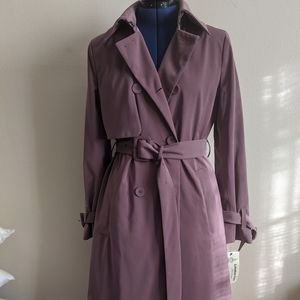 London Fog Mauve Trench Coat